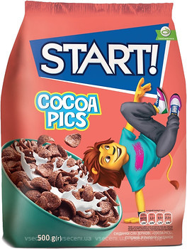 Фото Start сухий сніданок Cocoa pics 500 г
