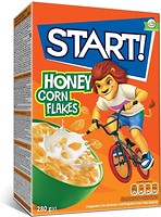 Фото Start сухий сніданок Honey Corn Flakes 280 г