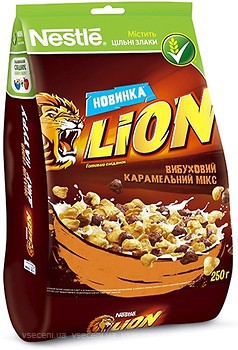 Фото Nestle сухий сніданок Lion 250 г