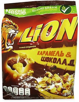 Фото Nestle сухий сніданок Lion 450 г