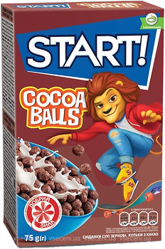 Фото Start сухий сніданок Cocoa balls 75 г