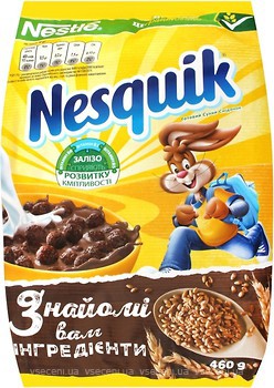 Фото Nesquik сухой завтрак шоколадный 460 г