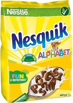 Фото Nesquik сухий сніданок Alphabet шоколадний 460 г