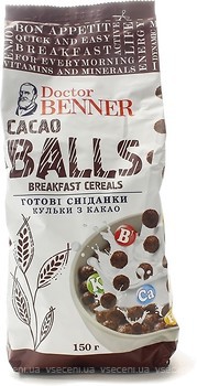Фото Dr.Benner сухий сніданок Cacao Balls 150 г