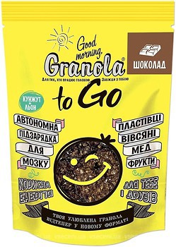 Фото Good morning Granola гранола to Go з шоколадом 140 г