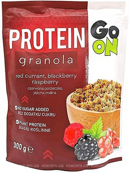 Фото GO ON Nutrition Go On Protein Granola красная смородина, ежевика, малина 300 г