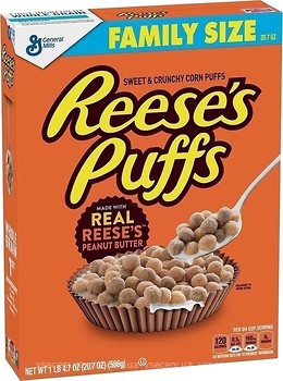 Фото Reese’s сухий сніданок Puffs 586 г