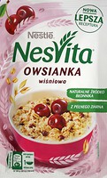 Фото Nestle Nesvita каша вівсяна з молоком і шматочками вишні 45 г