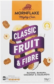 Фото Mornflake пластівці пшеничні Classic Fruit & Fibre 750 г