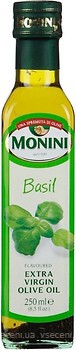 Фото Monini оливкова Extra Virgin Basil 250 мл