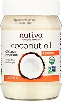 Фото Nutiva кокосова Refined Coconut Oil 444 мл