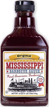 Фото Mississippi соус барбекю BBQ Оригінальний 510 г
