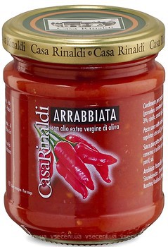 Фото Casa Rinaldi соус томатний Аррабьята пікантний 190 г