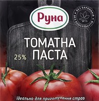 Фото Руна томатна паста 25% 70 г