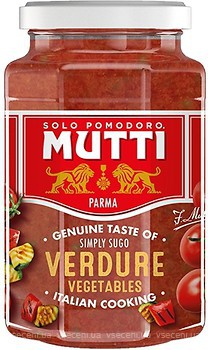 Фото Mutti соус томатний з овочами гриль 400 г
