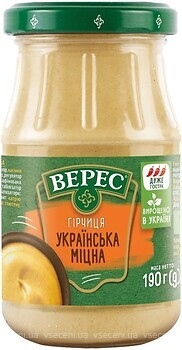 Фото Верес гірчиця Українська міцна 190 г