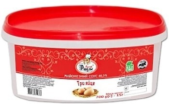 Фото Кухар Рішельє майонезний соус Три яйця 40.5% 700 г