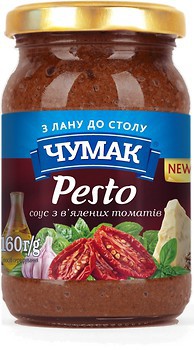 Фото Чумак соус Pesto з в'ялених томатів 160 г