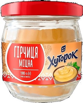 Фото Хуторок гірчиця міцна 190 г