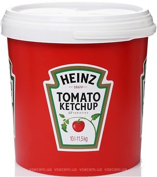 Фото Heinz кетчуп томатний 10 л