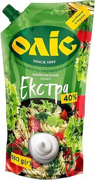 Фото Оліс соус майонезний Екстра 40% 560 г