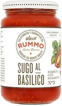 Фото Rummo соус томатний з базиліком 350 г