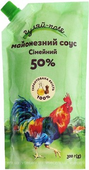 Фото Гуляй-поле майонезний соус Сімейний 50% 300 г