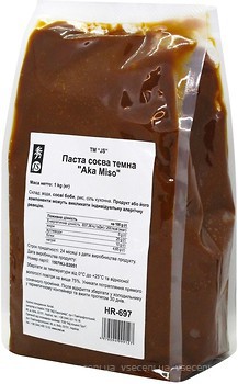 Фото JS паста соєва темна Aka Miso 1 кг