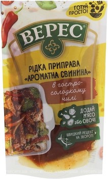 Фото Верес маринад Ароматна свинина в гостро-солодкому соусі 200 г