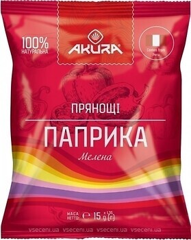 Фото Akura паприка мелена 15 г