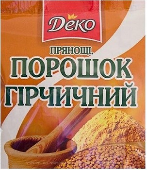 Фото ДЕКО порошок гірчичний 100 г