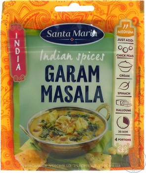 Фото Santa Maria смесь индийская Garam Masala 33 г