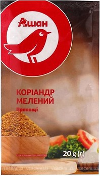 Фото Ашан Коріандр мелений 20 г