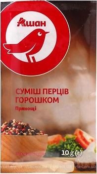 Фото Ашан суміш перців горошком 15 г