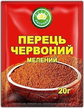 Фото Ласочка перець червоний мелений 20 г