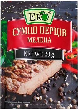 Фото Эко суміш перців мелена 20 г