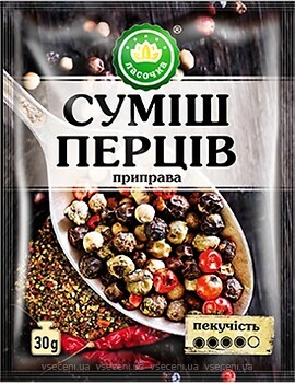 Фото Ласочка приправа суміш перців 30 г