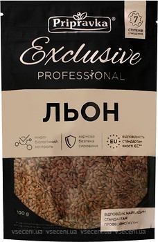 Фото Приправка насіння льону Exclusive Professional 100 г