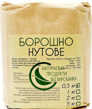 Фото Органік Еко Продукт борошно нутове 500 г