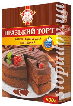Фото Сто Пудів суміш для випічки Празький торт 500 г
