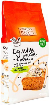 Фото World's Rice смесь безглютеновая рисово-гречневая 700 г