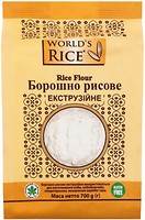 Фото World's Rice борошно рисове екструзійне 700 г