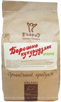 Фото Екород борошно органічне кукурудзяне 750 г