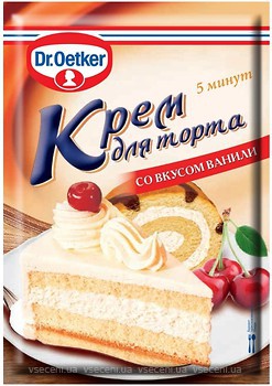 Фото Dr.Oetker крем для торта со вкусом ванили 50 г