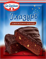 Фото Dr.Oetker глазурь со вкусом темного шоколада 100 г