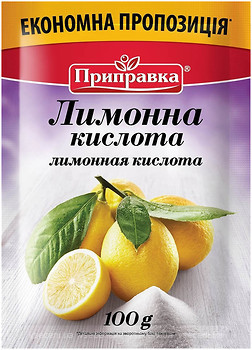 Фото Приправка лимонна кислота 100 г