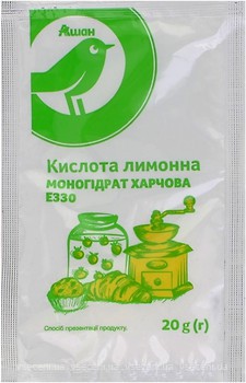 Фото Ашан лимонна кислота 20 г