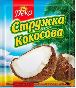 Фото ДЕКО кокосова стружка 20 г