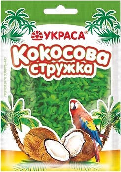 Фото Украса кокосова стружка зелена 25 г