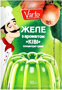 Фото Varto желе з ароматом ківі 90 г